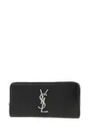 Saint Laurent Ysl Logo Wallet In Black