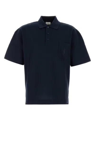 Saint Laurent Nouveau Polo Avec Poche Cassan In Multi