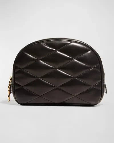Saint Laurent Lolita Quilted Lambskin Cosmetics Pouch Bag In Nero