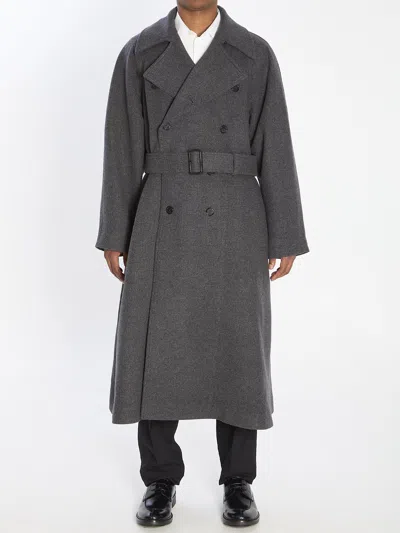 SAINT LAURENT SAINT LAURENT LONG COAT IN CASHMERE