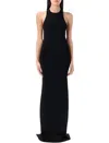 Saint Laurent Open-back Wool-blend Mini Dress For Women
