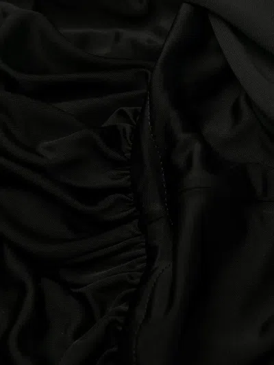 Saint Laurent Long Dress In Jersey In Black