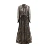 Saint Laurent Long Lavallière Dress