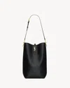 Saint Laurent Long "le 37" Shoulder Bag In Leather In Black