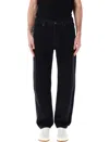 Saint Laurent Wide Jeans. In Black