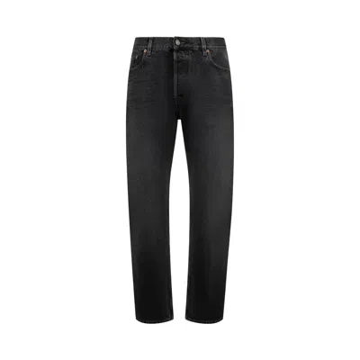 Pre-owned Saint Laurent Long Mick Jean 'ash Black' | Men's Size 36