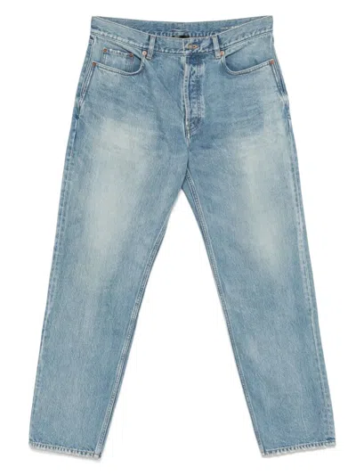 Saint Laurent `long Mick` Jeans In Blue