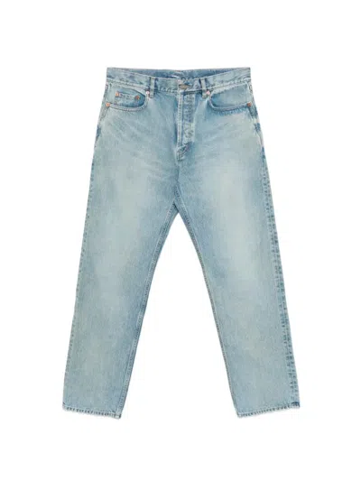 Saint Laurent `long Mick` Jeans In Blue