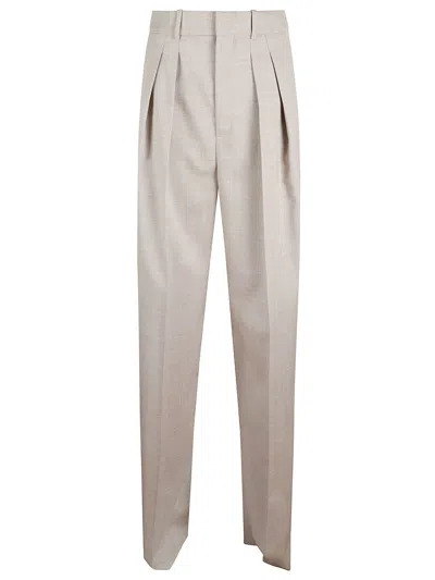 Saint Laurent Long Pants In Gray