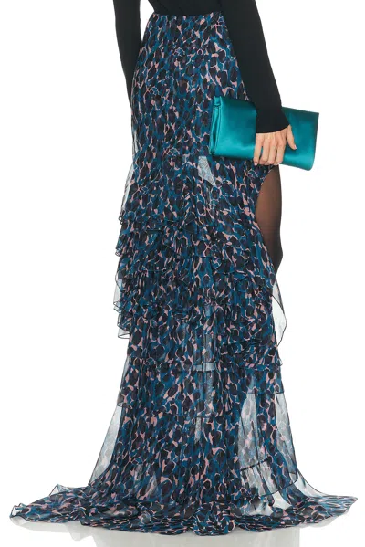 Saint Laurent Long Skirt In Black