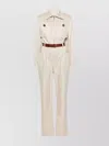 Saint Laurent Jumpsuits In Neutrals