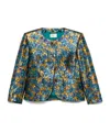 Saint Laurent Long Sleeve Casual Jacket In Blue