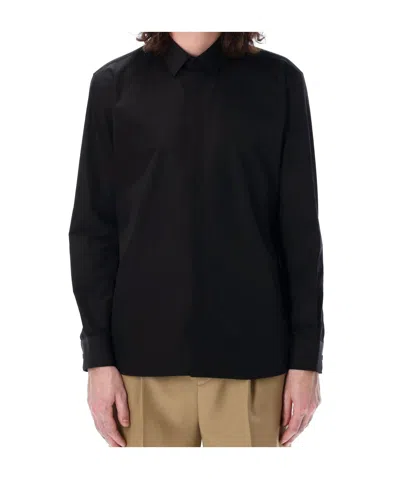 Saint Laurent Long Sleeve Shirt In Black