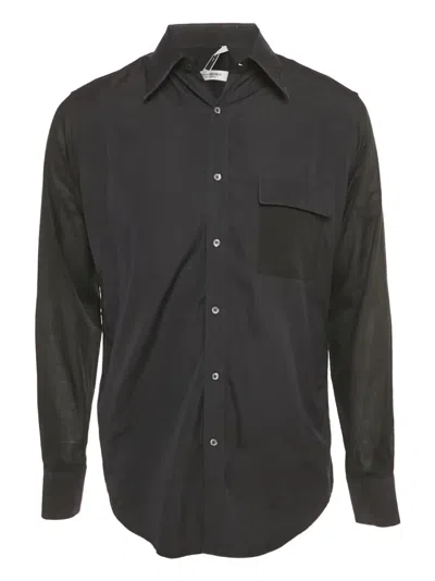 Pre-owned Saint Laurent Long-sleeve Shirt In Black