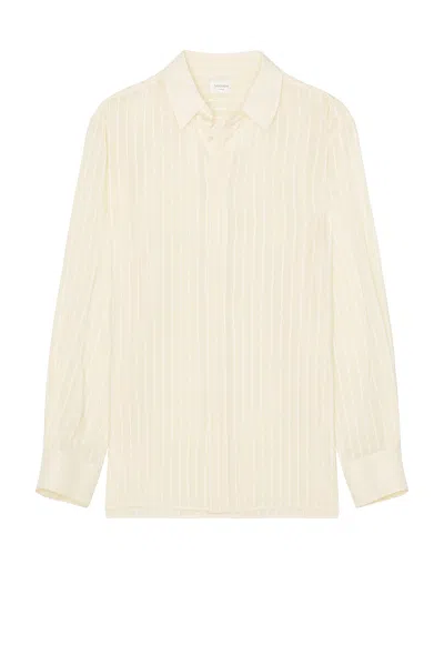 Saint Laurent Long Sleeve Shirt In White