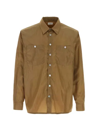 Saint Laurent Long Sleeve Shirt In Green