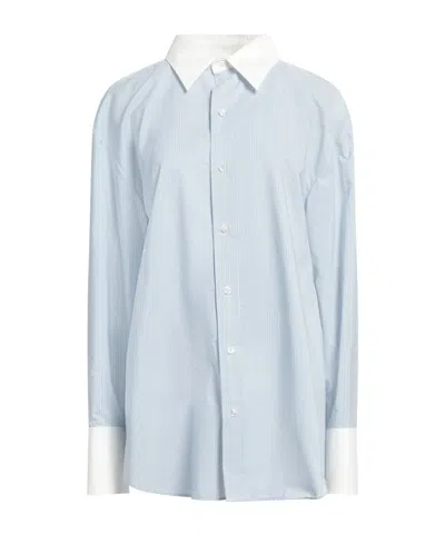 Saint Laurent Long Sleeve Shirt In Blue