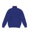 Saint Laurent Long Sleeve Sweater In Blue