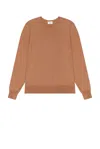 Saint Laurent Long Sleeve Sweater In Brown