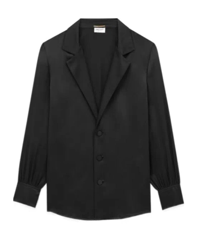 SAINT LAURENT SAINT LAURENT PAJAMA BUTTONED LONG-SLEEVED SHIRT