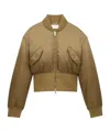 Saint Laurent Long-sleeved Casual Jacket In Green