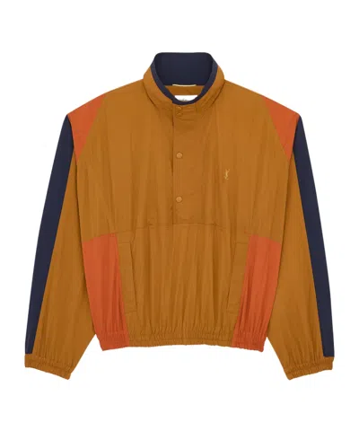 Saint Laurent Long-sleeved Jacket In Multi