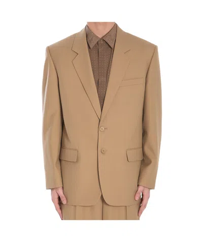 SAINT LAURENT SAINT LAURENT SINGLE-BREASTED LONG-SLEEVED JACKET