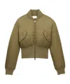Saint Laurent Long-sleeved Casual Jacket In Green