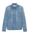 Saint Laurent Casual Shirt Cassandre Men In Blue