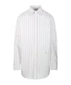 Saint Laurent Long-sleeved Shirt In White