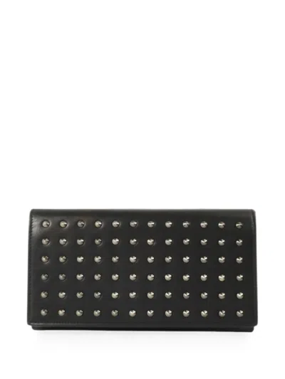 Pre-owned Saint Laurent Long Wallet In Black