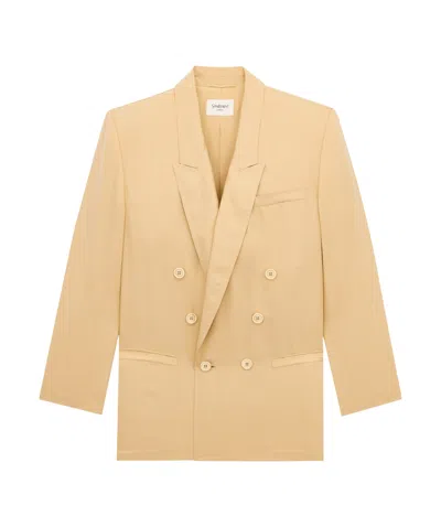 Saint Laurent Long-sleeved Casual Jacket In Multi