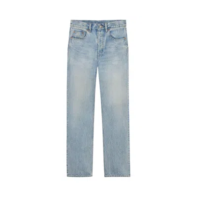 Pre-owned Saint Laurent Loose Straight Jean 'south Blue' | Men's Size 34