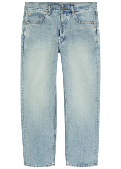 Saint Laurent Loose Straight-leg Jeans In Blue