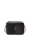 Saint Laurent Lou Quilted Leather Camera Bag In Black
