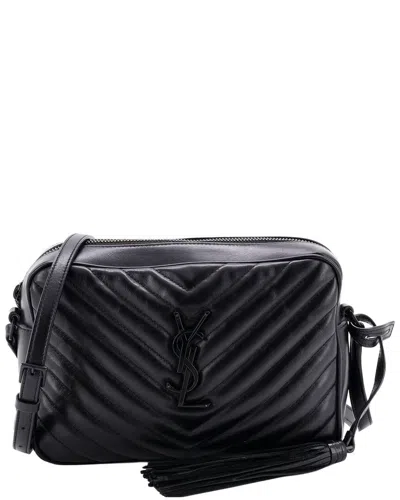 Pre-owned Saint Laurent Lou Camera Bag Matelassé Chevron Small (authentic Pre-loved)