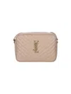 Saint Laurent "lou Camera" Crossbody Bag In Beige