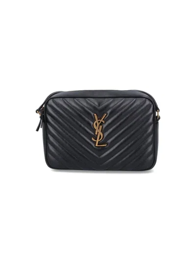 Saint Laurent 'lou Camera' Crossbody Bag In Black  