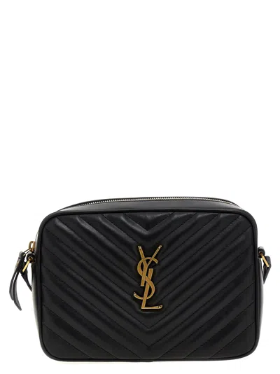Saint Laurent Lou Crossbody Bag In Purple
