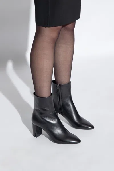 SAINT LAURENT SAINT LAURENT ‘LOU’ HEELED ANKLE BOOTS