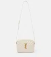Saint Laurent Lou Leather Camera Bag In Beige