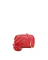 Saint Laurent Lou Lou Camera Tassel Bag In Red