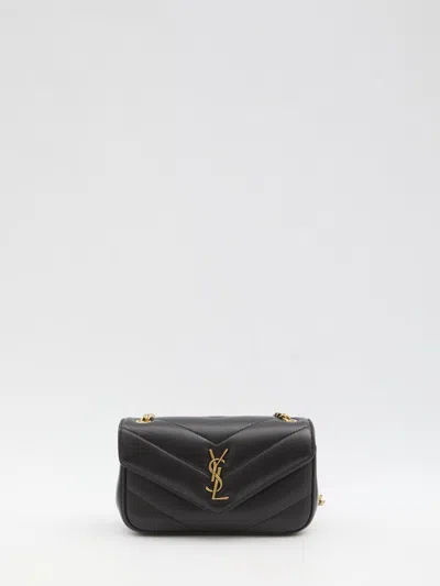 Saint Laurent Lou Lou Mini Bag In Black