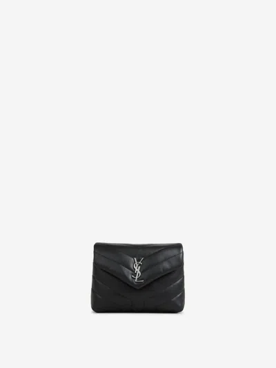 Saint Laurent Lou Lou Shoulder Bag In Black