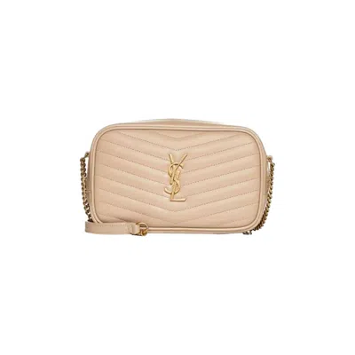 Pre-owned Saint Laurent Lou Mini Bag 'dark Beige' | Tan | Women's Size Onesize In Brown