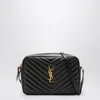 Saint Laurent Paris Women Quilted Leather Lou Camera Bag In Black