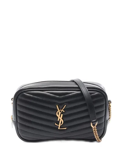 Pre-owned Saint Laurent Lou Roux Mini Bag In Black