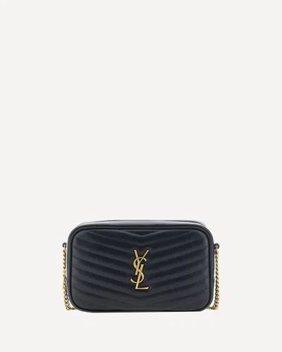 Saint Laurent Lou Shoulder Bag In Black