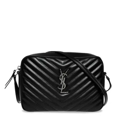 Saint Laurent Lou Shoulder Bag In Black