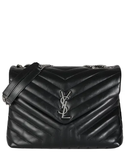 Saint Laurent Loulou Chain Medium Leather Satche